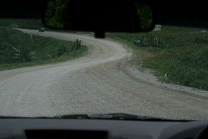 Bad road to Maliau Basin