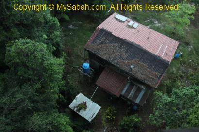 Nepenthes Camp looks so small from top