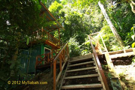 starting point of Poring Canopy Walkway