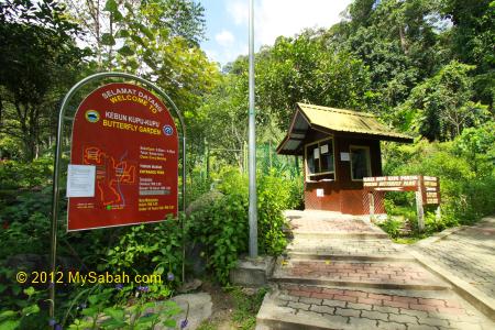 entrance to Butterfly Garden of Poring