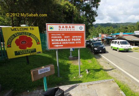 signage to Vivian Rafflesia Garden