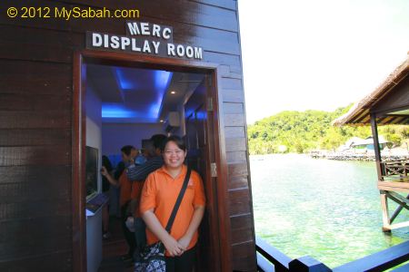 Display Room of Marine Ecology Research Center (MERC)