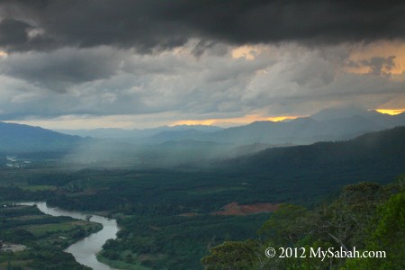 rain in Telupid