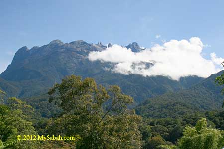 Mount Kinabalu, highest mountain in Malaysia