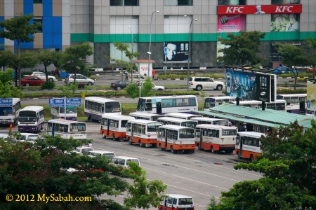 Bus Terminal near Wawasan Plaza