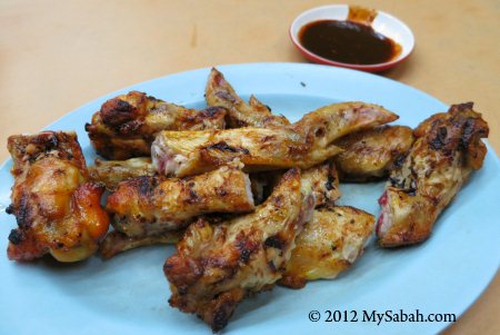 BBQ chicken wing