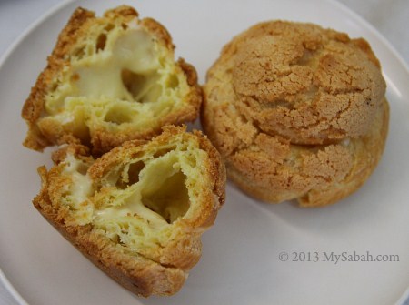 content of cream puff