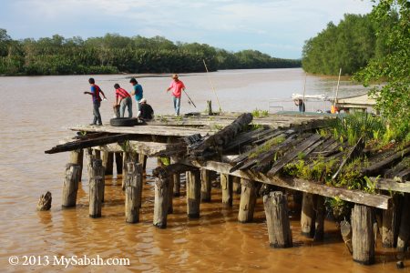 old jetty of Weston