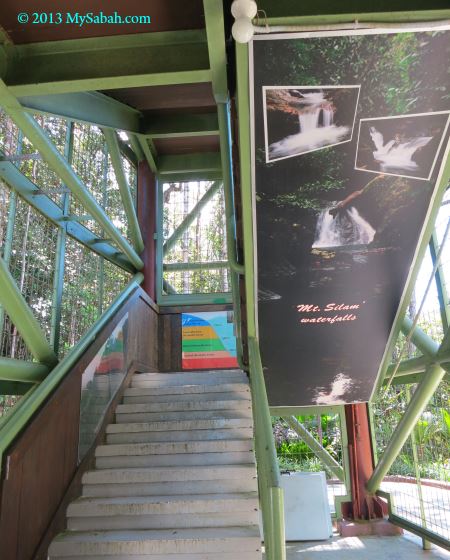 staircase to top of Tower of Heaven