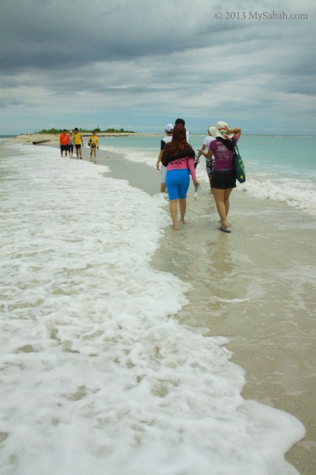 sand bar of Sands Spit Island