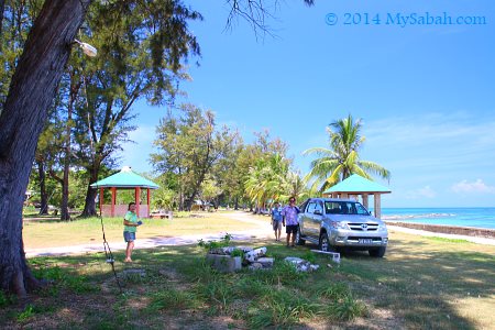 leisure walk at Bak-Bak Beach