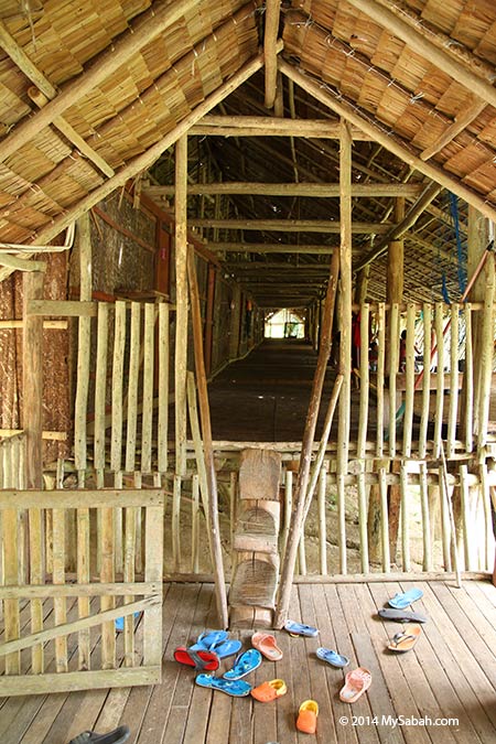 entrance of longhouse