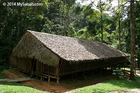 traditional Rungus longhouse