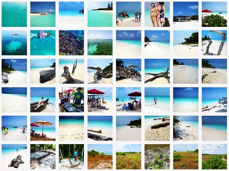 For more nice photos of Mengalum Island, you may browse my photo album ...