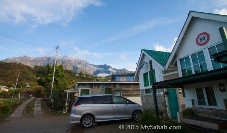 Mt. Kinabalu and Little Hut