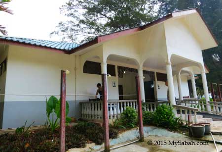 toilet and changing room of Manukan Island