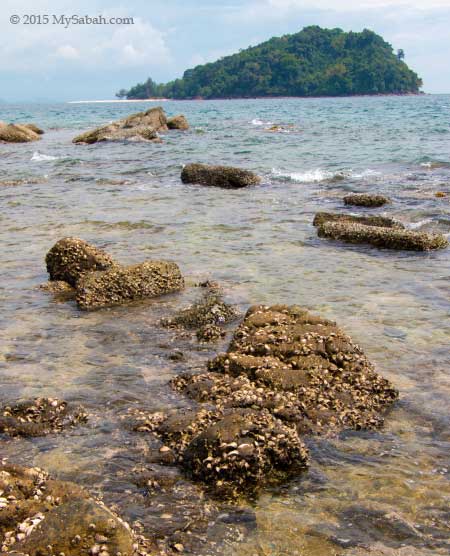 view of Sulug Island from Sunset Point