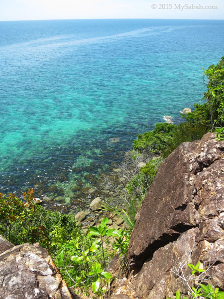 sea view from the cliff