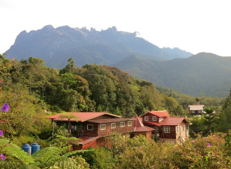 Mile 36 Lodge and Mt. Kinabalu