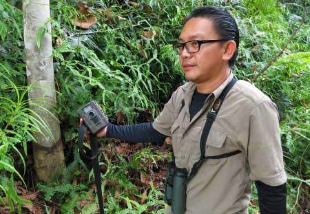 collecting camera trap