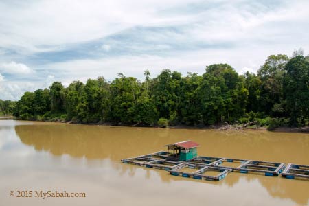 fish farm and oxbow lake