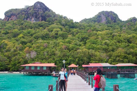 taking photo at the jetty