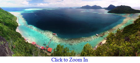 panoramic view of Bodgaya Lagoon