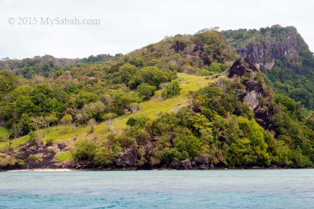 east side of Bohey Dulang