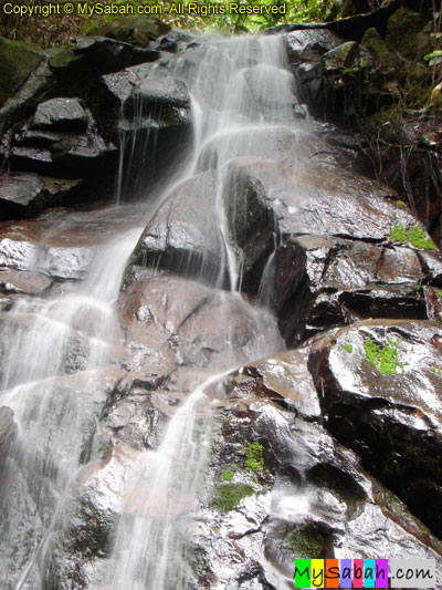 Tanaki Waterfall, Kawang Forest, Sabah, Malaysia