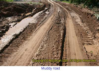 Muddy road