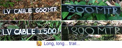 Trail mark