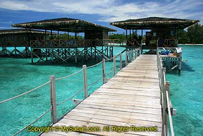 Jetty of Mari Mari Dive Lodge