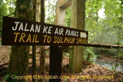 Trail to sulphurous spring