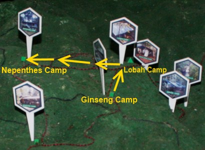 trail map to Nepenthes Camp
