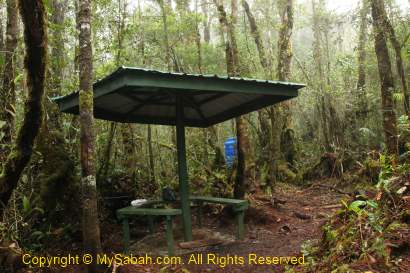 second hut of Mt. Trusmadi