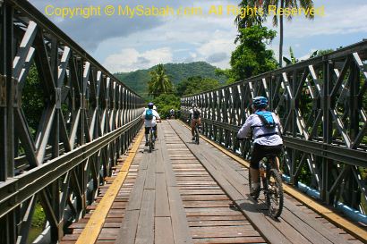 Steel bridge in Kota Belud