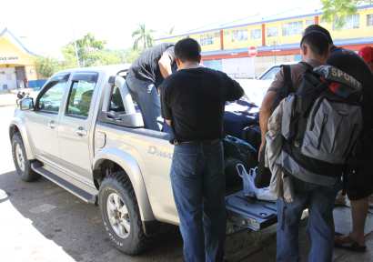 Loading things to 4WD