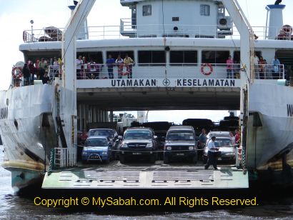 Ferry between Menumbok and Labuan