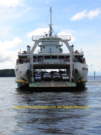 Ferry between Menumbok and Labuan