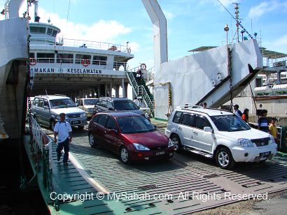 Ferry between Menumbok and Labuan