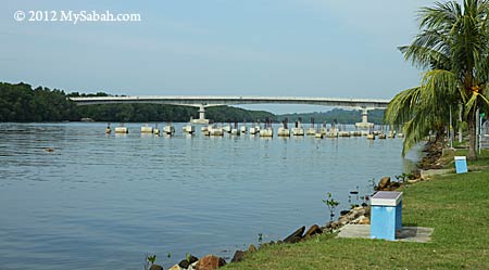 new bridge of Kuala Penyu town