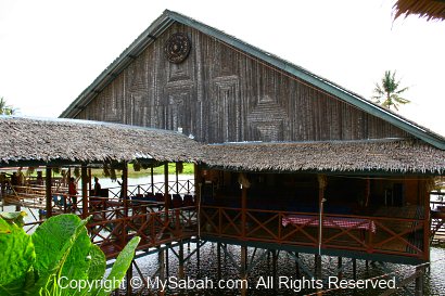 Activity hall of Linangkit Cultural Village