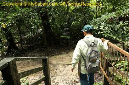 Gate to Sepilok rainforest