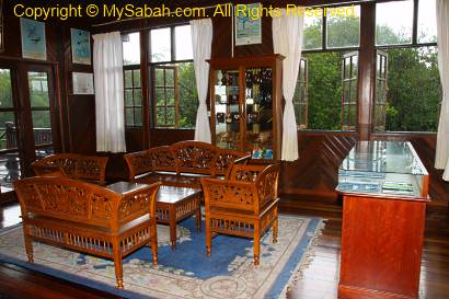 Living room in Sepilok Laut Reception Center