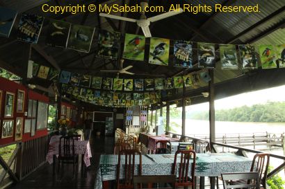 Activity hall of Barefoot Sukau Lodge