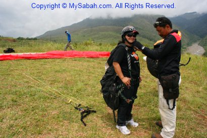 preparation for tandem flight