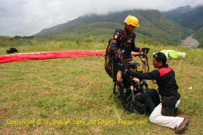 briefing for tandem flight