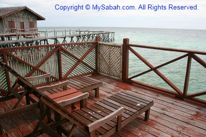 Balcony of Water Villa