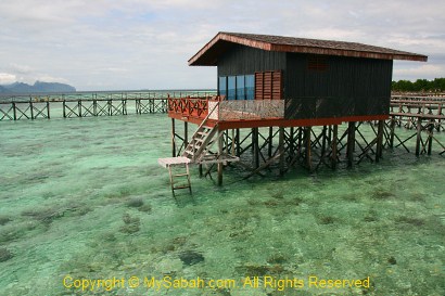 Water Villa of Pulau Pom-Pom