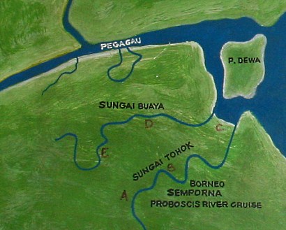 map for river cruise